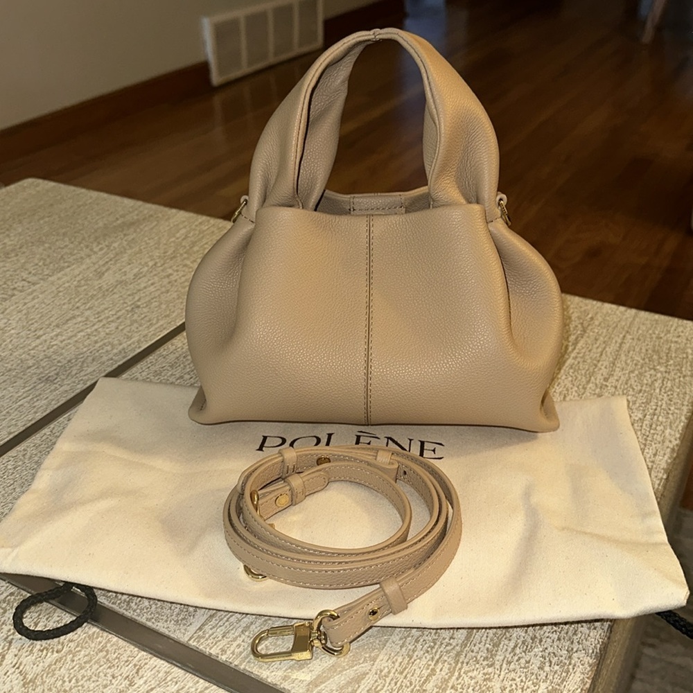 Polène Shoulder Bag in Beige - Picture 4 of 11